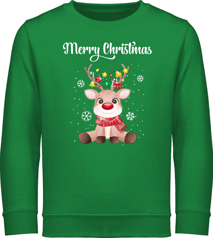 Shirtracer - Sweatshirt Kinder Pullover für Jungen Mädchen - Weihnachten Geschenke - Merry Christmas