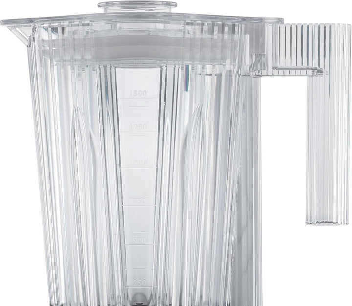 Alessi Plissé MDL09 G - Standmixer mit Abgestufter Karaffe, Thermoplastisches Harz, Europäischer Ste