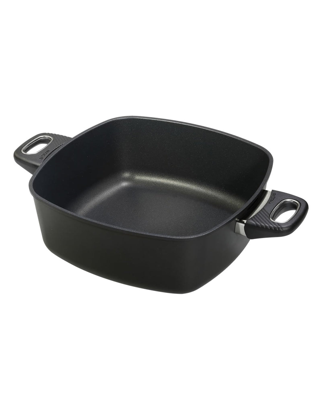 Original Gundel GUSS-QUADRAT-TOPF INDUKTION, 28 x 28 cm, Höhe 10,5 cm, Viereckpfanne backofenfeste G