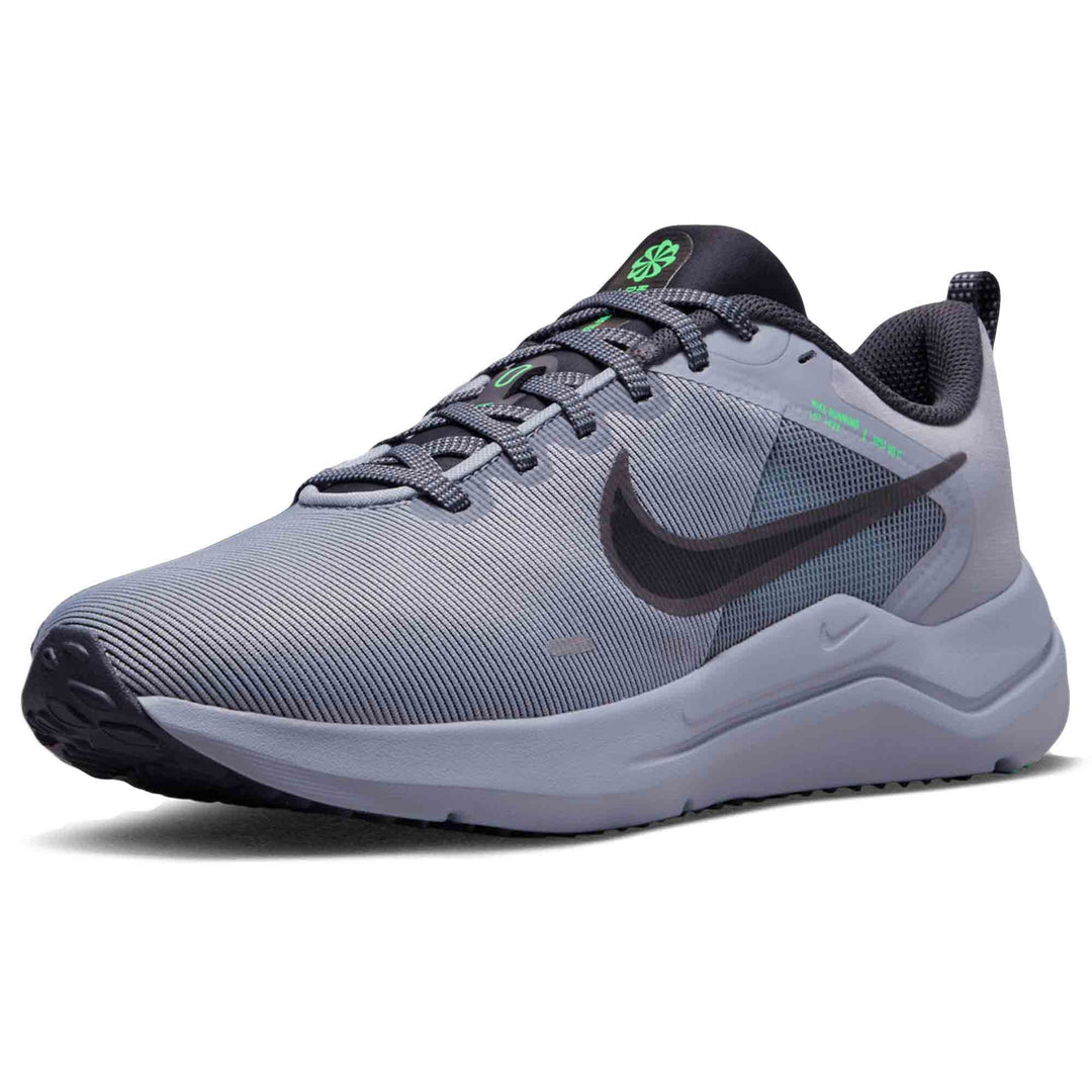 Nike Herren Downshifter 12 Sneaker 40 EU Indigo Haze Gridiron Electric Algae, 40 EU Indigo Haze Grid