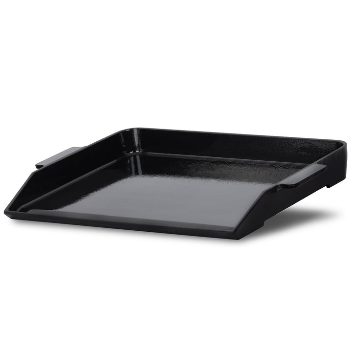 BBQ-Toro Gusseisen Grillplatte emailliert | 59 x 41 cm | BBQ Plancha, Grillplancha | Rechteckig, Uni