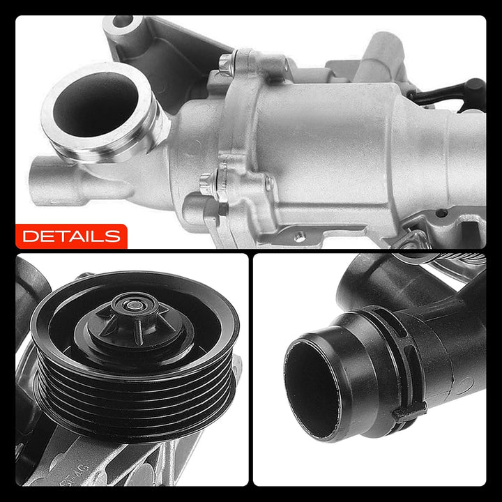 Frankberg Wasserpumpe Kompatibel mit C-Klasse Coupe C205 1.6L-2.0L 2015-2020 E-Klasse W212 2.0L 2013