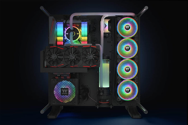 Thermaltake Riing Quad 14 RGB Radiator Fan TT Premium Edition Single Fan Pack/Gehäuselüfter / 14cm /