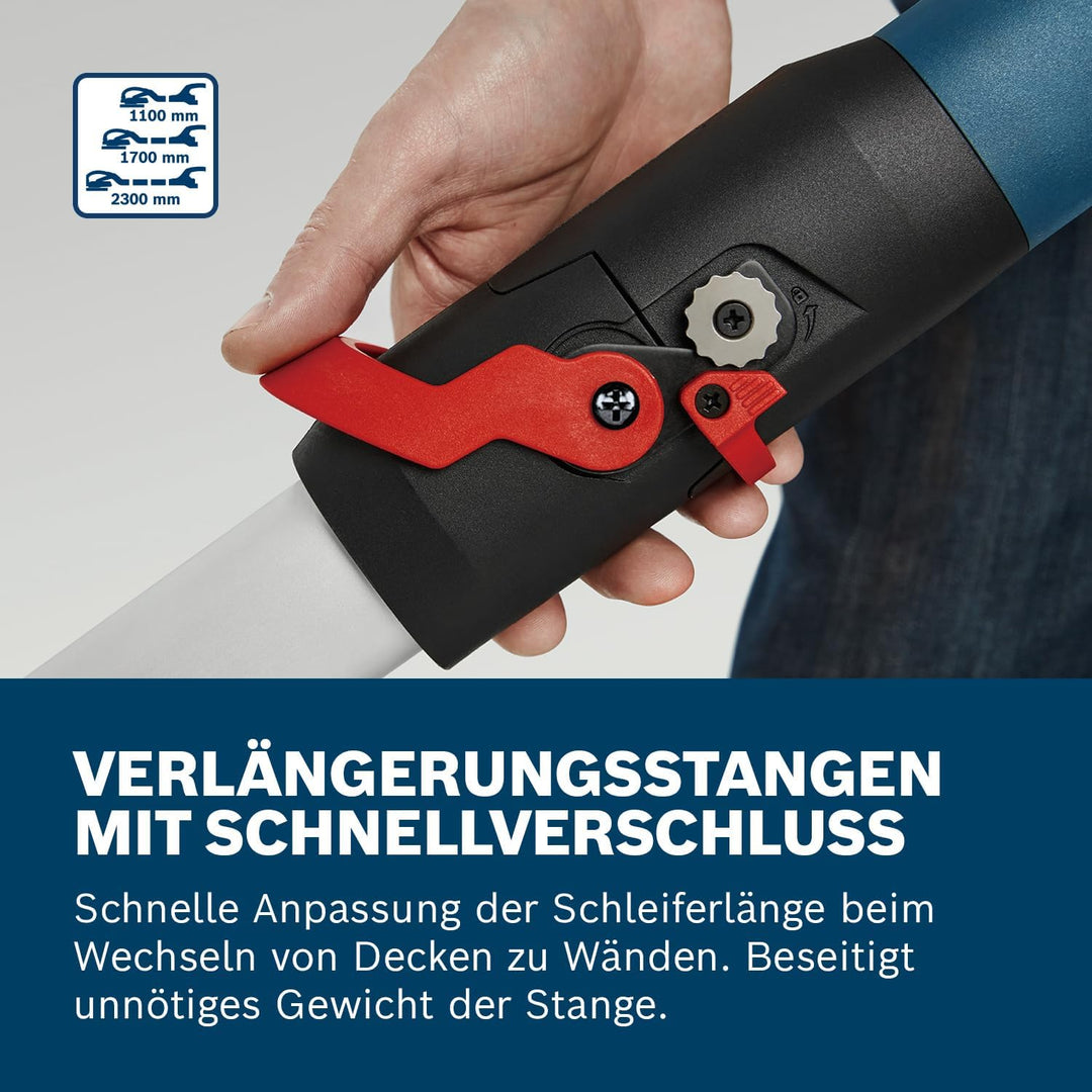 Bosch Professional Trockenbauschleifer GTR 55-225 (550 Watt, Schleifteller-Ø 215 mm, inkl. 1x Schlei