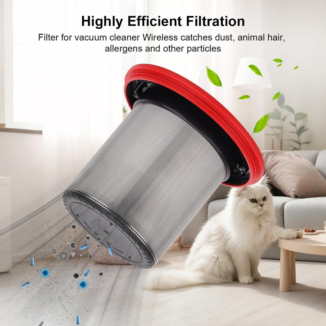 2 Stück Ersatzfilter für Bosch Unlimited Serie 7 Akku-Staubsauger, BSS715CARP/ BBS711W Ersatz Filter