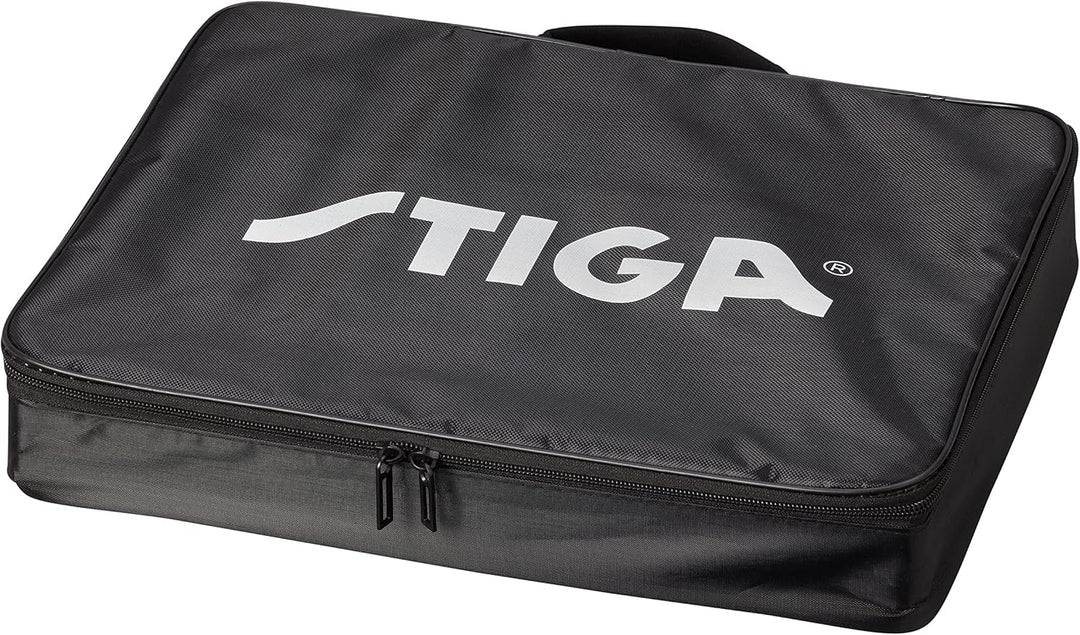 STIGA Set Seasons Anywhere Tischtennisset: 4 Schläger, 8 Bälle und Universal Rollnetz, für den Indoo