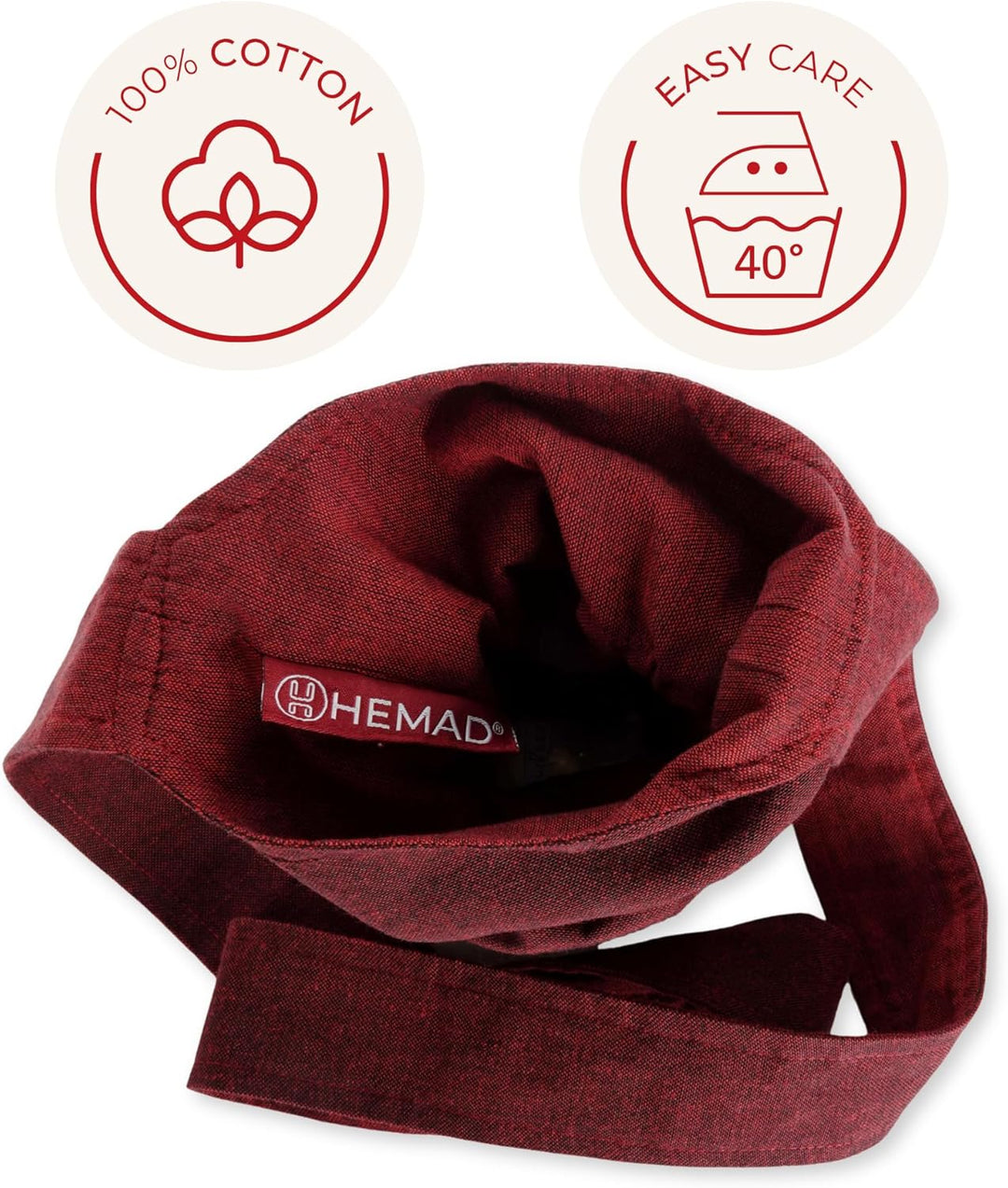 Umhänge -Tasche Klein - Baumwolle/Leinenlook Mittelalter Kleidung Rot, Rot