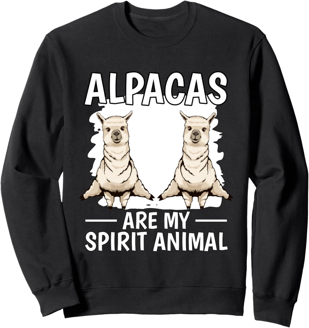 Alpacas Are My Spirit Animal Alpaka Sweatshirt
