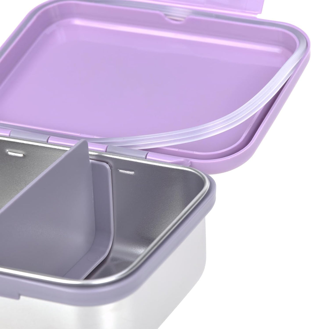 LÄSSIG Kinder Brotdose Edelstahl Lunchbox Frühstücksbox Nachhaltig Kindergarten Schule/Lunchbox Stai
