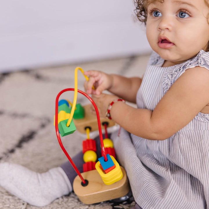 Melissa, Doug First Bead Maze , Developmental Toy , Motor Skills , 3+ , Multicolor, 19.685 cm H x 9.