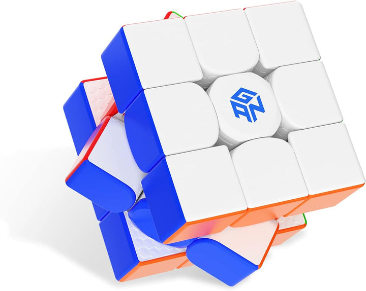 GAN11 M, 3x3 Magnetic Speed Cube Stickerless Gans Magic Cube Stickerless Cube Frosted Surface(Primar