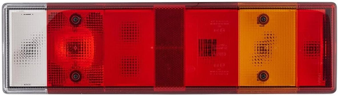 HELLA - Heckleuchte - Glühlampe - 24/12V - Anbau/geschraubt - Lichtscheibenfarbe: mehrfarbig - Steck
