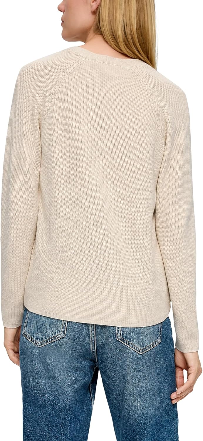 s.Oliver Strickpullover mit Raglanärmeln 46 81w0 Beige, 46 81w0 Beige