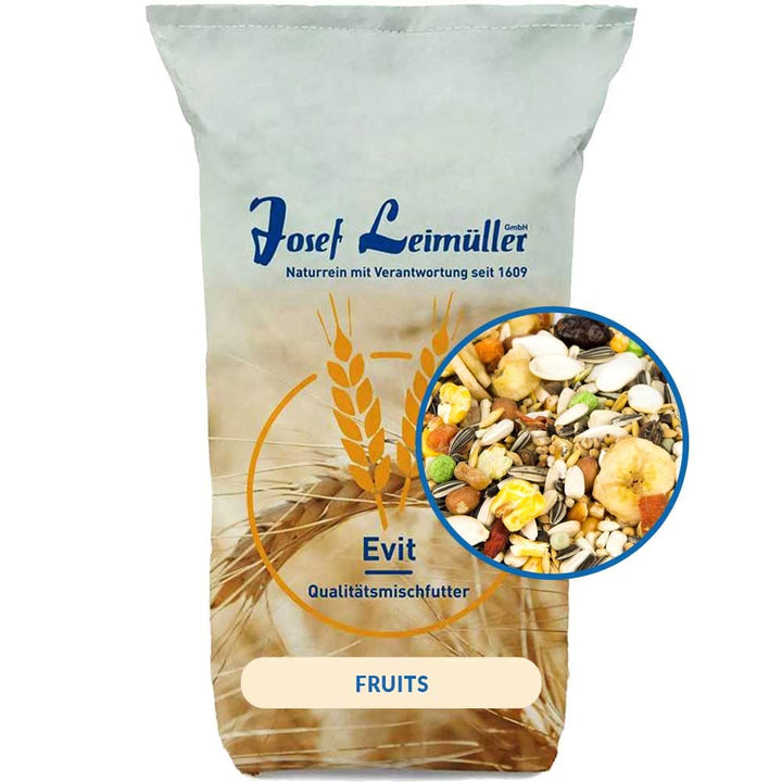 Leimüller Papageienmüsli mit Trockenfrüchte 20 kg, 20 kg