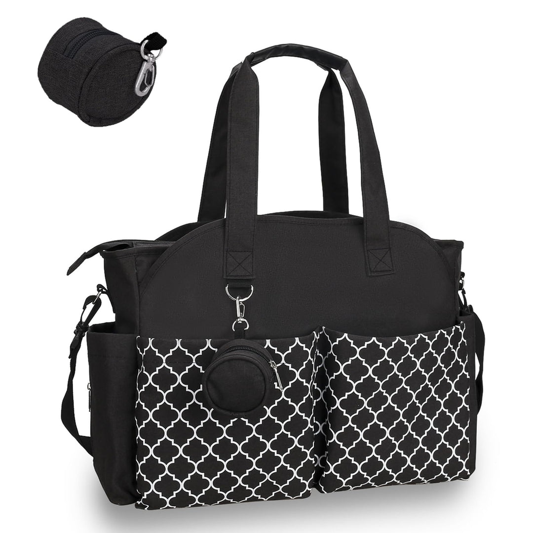 Baby Wickeltasche, 13 Taschen, Reise Wickeltasche Henkeltaschen Portable Babytasche mit Schnullertas