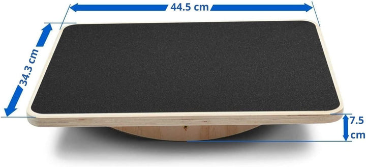 Yes4All Balance Board inkl, Übungsposter mit Griff und rutschfester Oberfläche; Premium Kunststoff-W