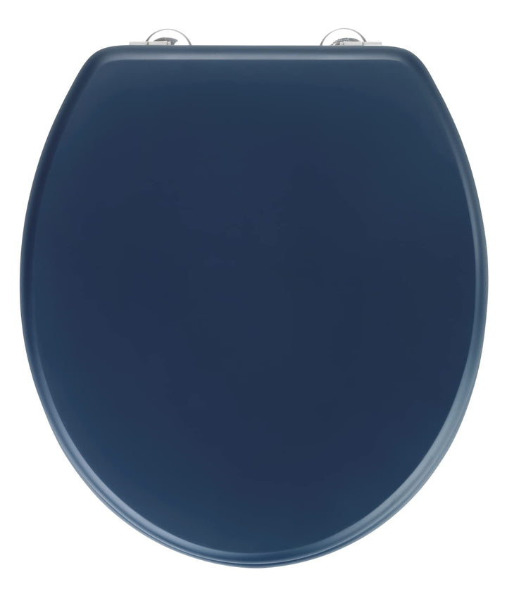 WENKO WC-Sitz Mod. Prima hochwertiger Toilettensitz im Retro-Style mit Wandpuffer und Edelstahlbefes