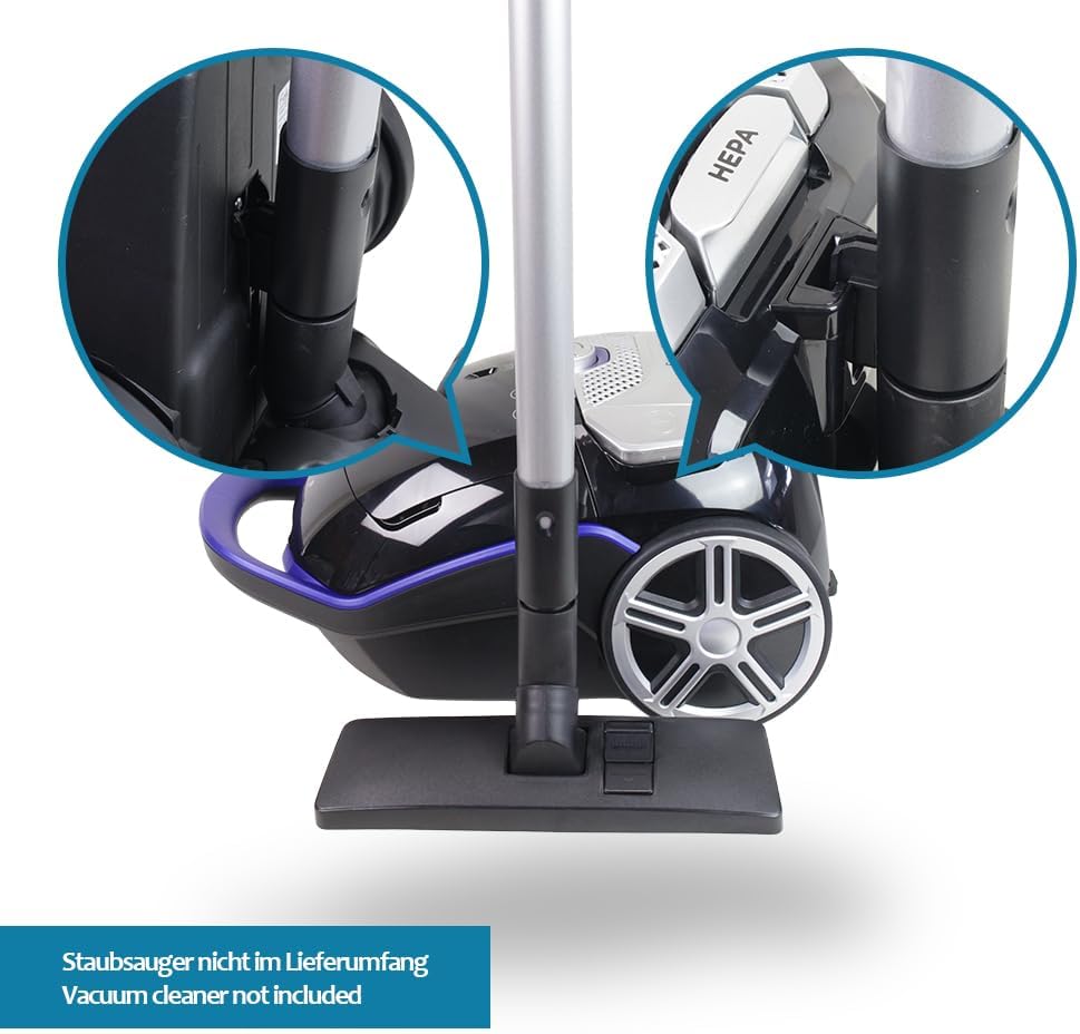 MisterVac Staubsaugerdüse Bodendüse Manuelle Düse Ersatzdüse kompatibel mit Fakir TS 721 Blue Vac Po