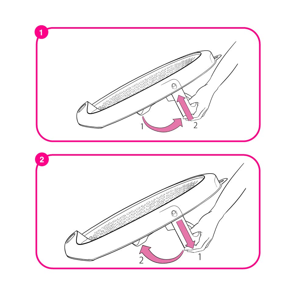 OKBABY Jelly Baby-Badehilfe - Rutschfeste Unterseite, anatomischer Sitz aus weichem, perforiertem Gu