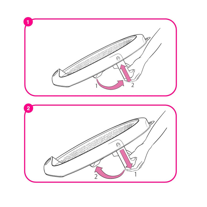 OKBABY Jelly Baby-Badehilfe - Rutschfeste Unterseite, anatomischer Sitz aus weichem, perforiertem Gu