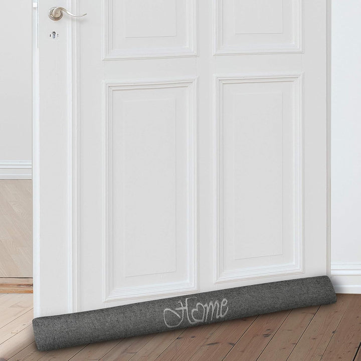 Beautissu 2er Set Zugluftstopper 90 cm lang Tuuli HO - Windstopper als Türvorleger, Haustür Rolle un