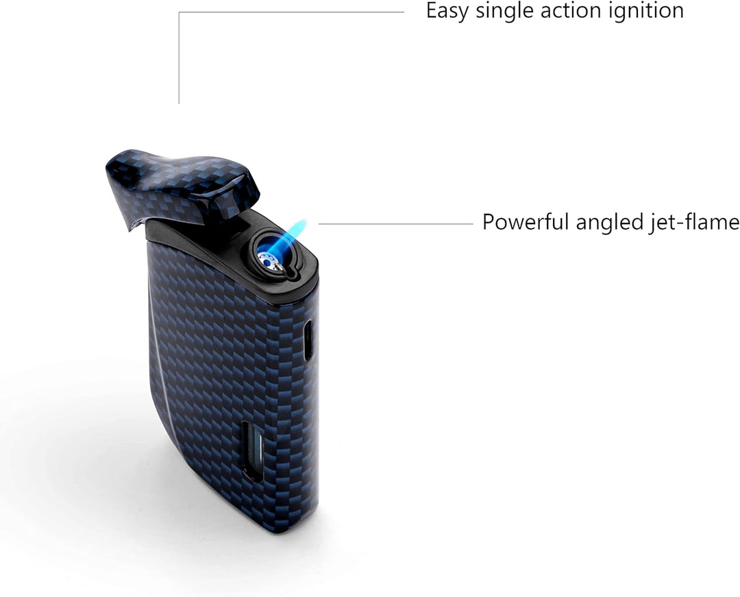 Colibri Falcon Sturmfeuerzeug | Zigarren und Zigaretten Jet Feuerzeug | Windbeständig | Funktioniert