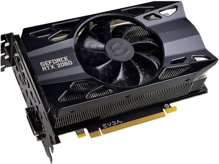 EVGA GeForce RTX 2060 SC GAMING, 6GB GDDR6, HDB Lüfter, Grafikkarte 06G-P4-2062-KR, Schwarz, EVGA Ge