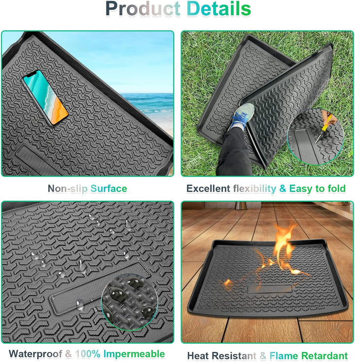 GAFAT 2015-2022 2023 J eep Renegade BU/ 4x4/ 4xe/ Hybrid Kofferraummatte, Renegade Kofferraumwanne M