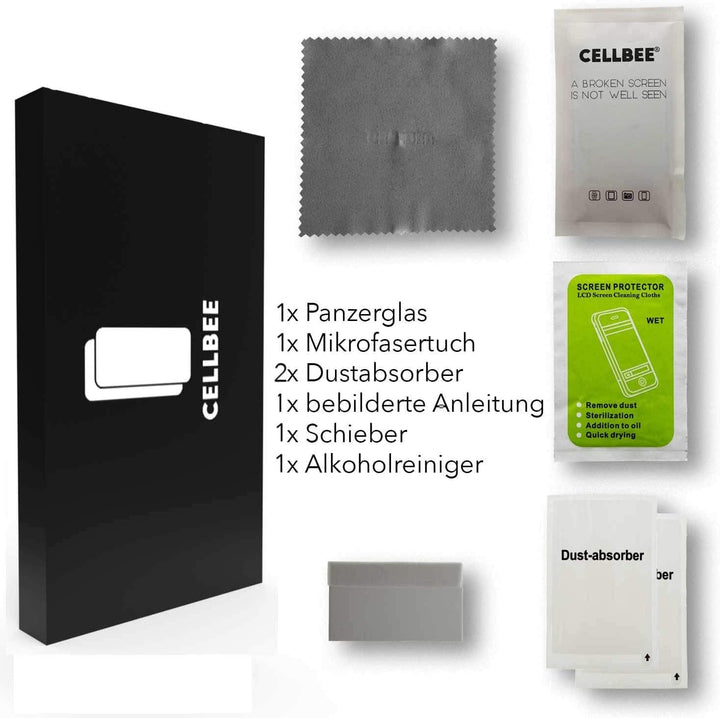 CELLBEE Kompatibel mit iPhone 13 Pro Max Panzerfolie The Fusion, inkl. Easy Install Applikator, Unsi