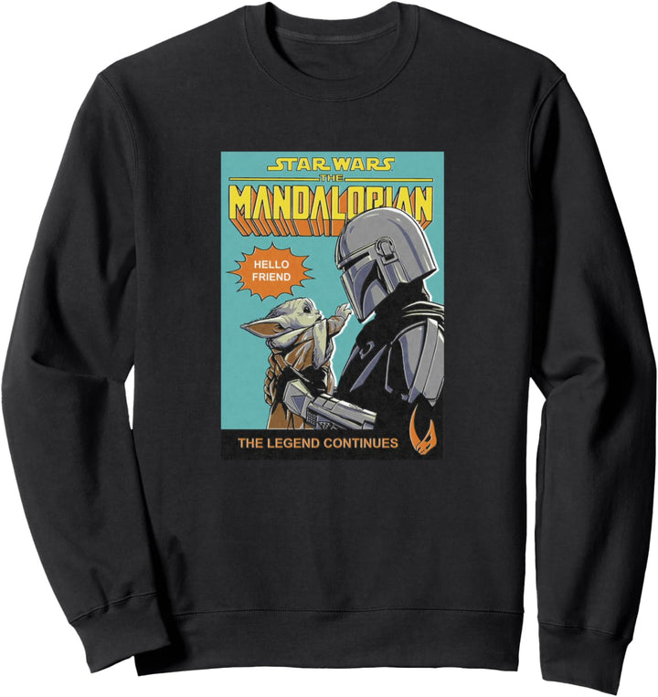 Star Wars: The Mandalorian Hello Friend The Child Poster Sweatshirt