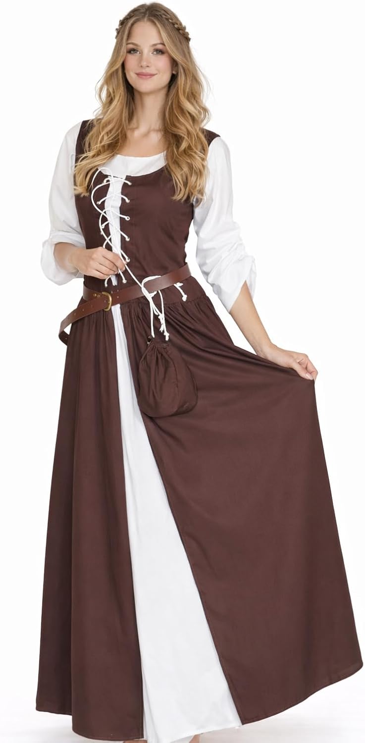 MAYLYNN 14261 - Mittelalter Kostüm Magd Celia - 100% Baumwolle, L