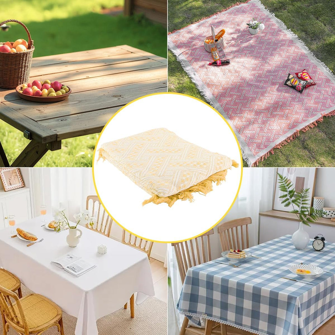Boho-Picknickdecke, wasserdichte, waschbare Stranddecke, Strandmatte, Campingdecke für Outdoor/Pickn