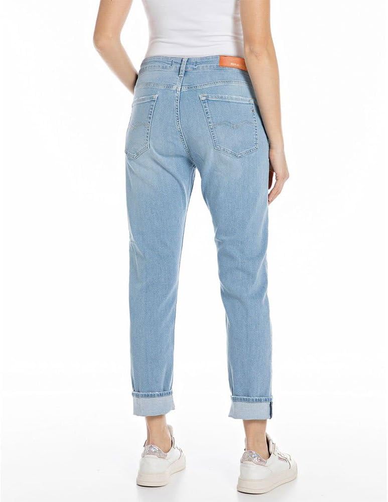 Replay Damen Jeans Marty Boyfit Bio 23W / 30L Light Blue 010-1, 23W / 30L Light Blue 010-1