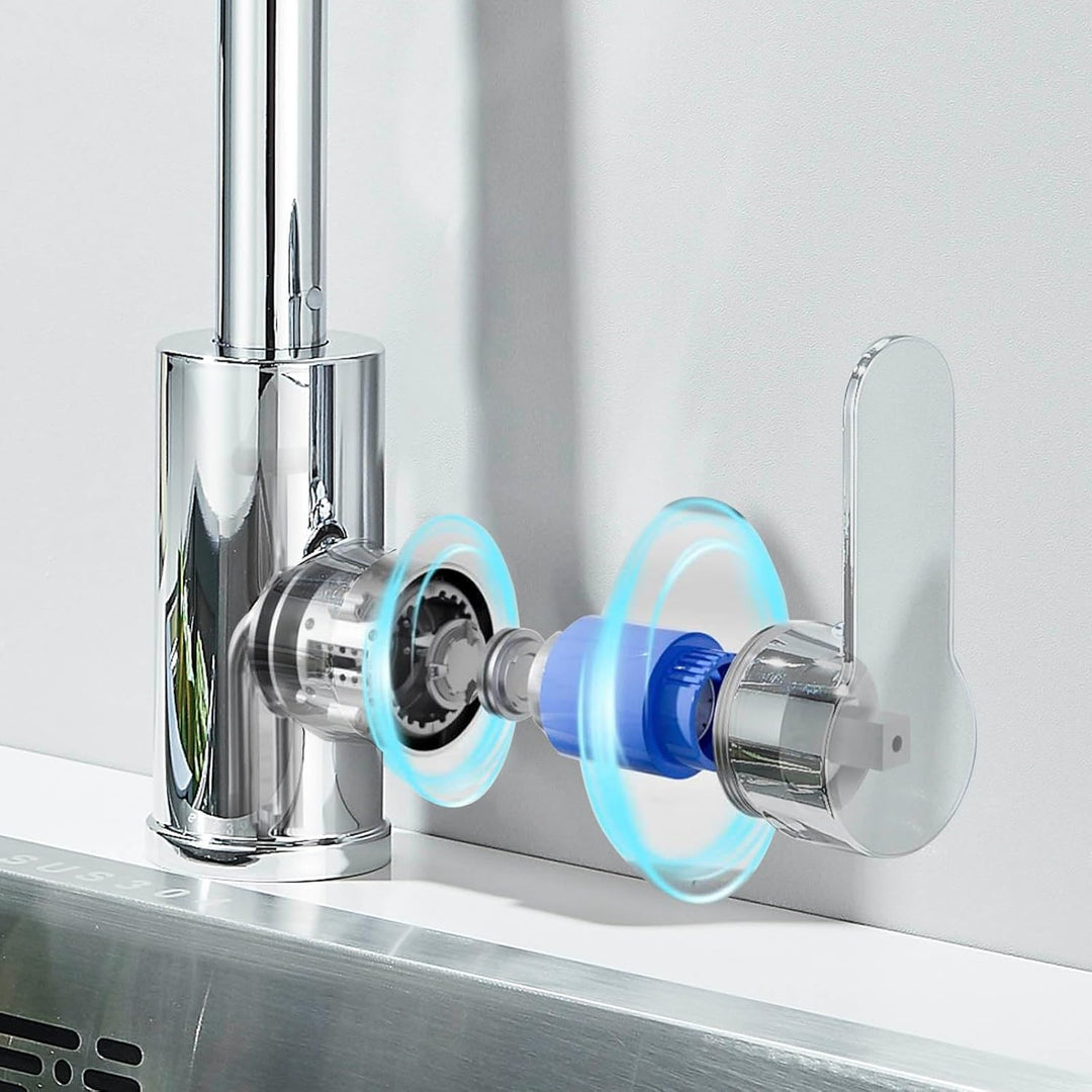 Küchenarmatur Chrom Wasserhahn Küche 360° Drehung Wasserhahn Küche Edelstahl Spültischarmatur mit Ho