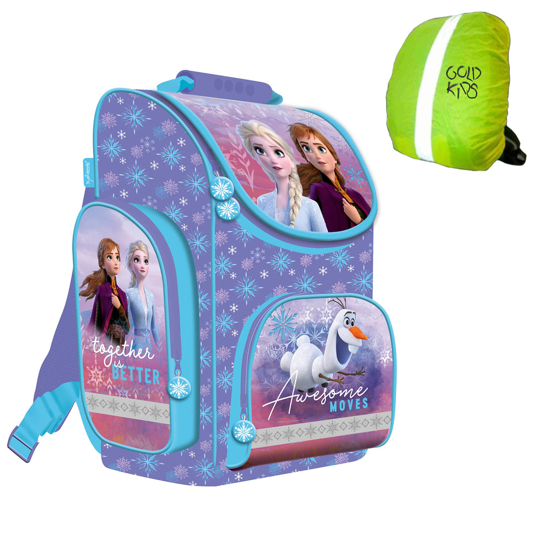 Kinderrucksack Rucksack Schulrucksack Ranzen Tornister Marvel Frozen Eiskönigin Motiv ab 1. Klasse G