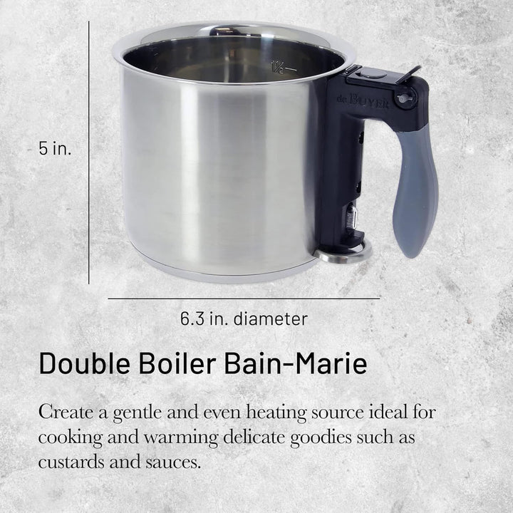 De Buyer Bain-Marie, Edelstahl, Silber, 16 cm 3709.14N