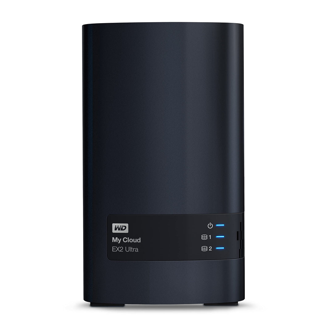 WD 4TB My Cloud EX2 Ultra 2-bay NAS - Network Attached Storage RAID, file sync, streaming, media ser