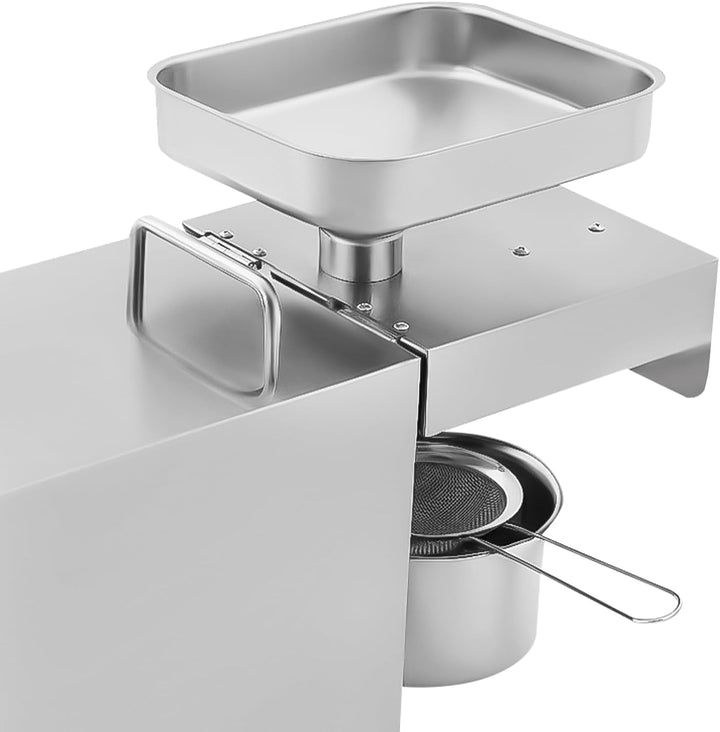 610W Edelstahl Ölpresse | Automatische Kalt und Heiss Ölpresse Maschine | Elektrische Ölmühle Einste