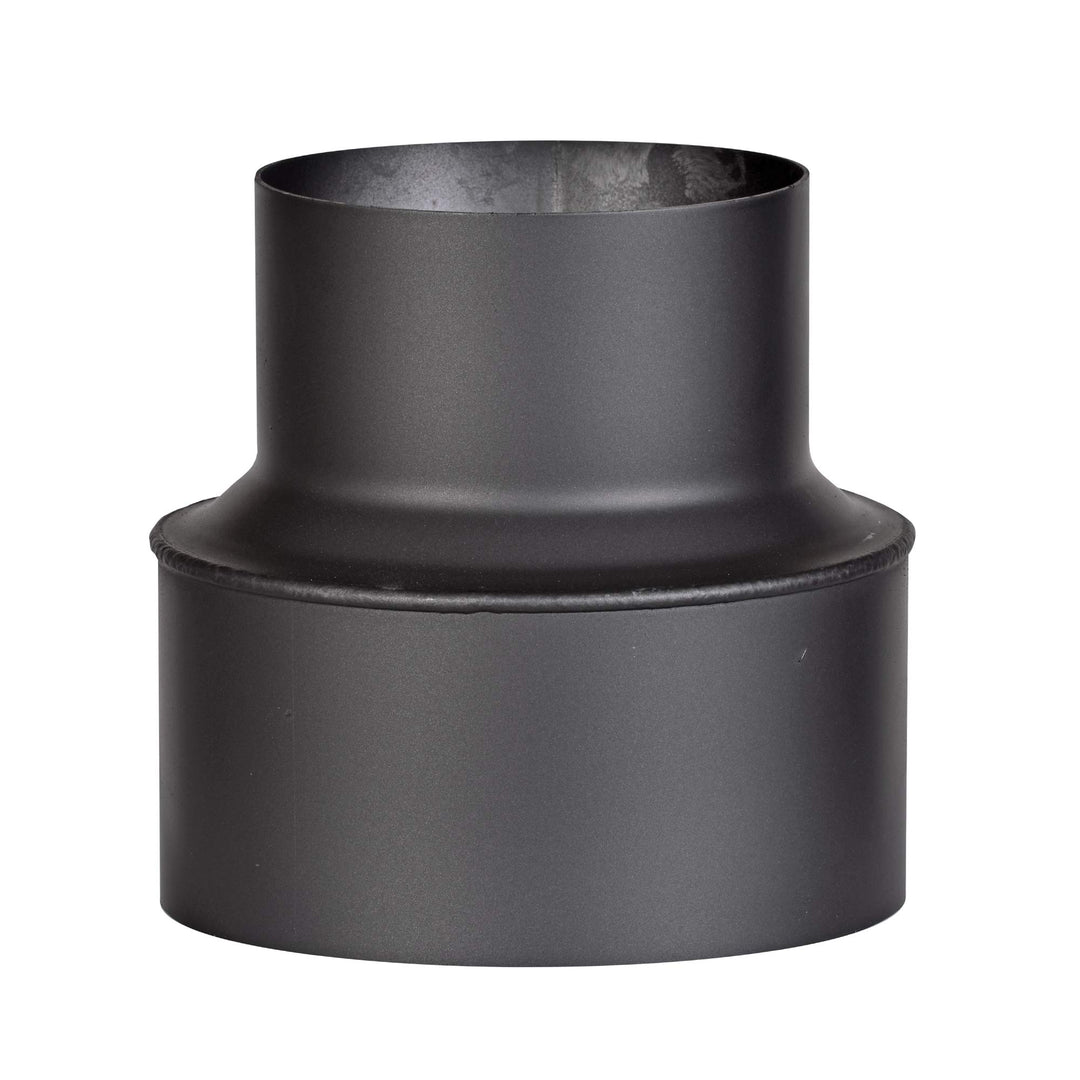 FIREFIX R150/Ü3 Reduzierung 200 auf 150 für 2 mm starke Rauchrohre, schwarz lackiert, von 200 mm Ofe