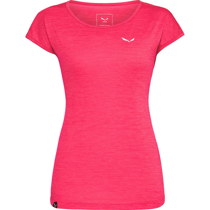 Salewa Puez Melange Dry T-Shirt Damen, 3XL Rose Red Melange
