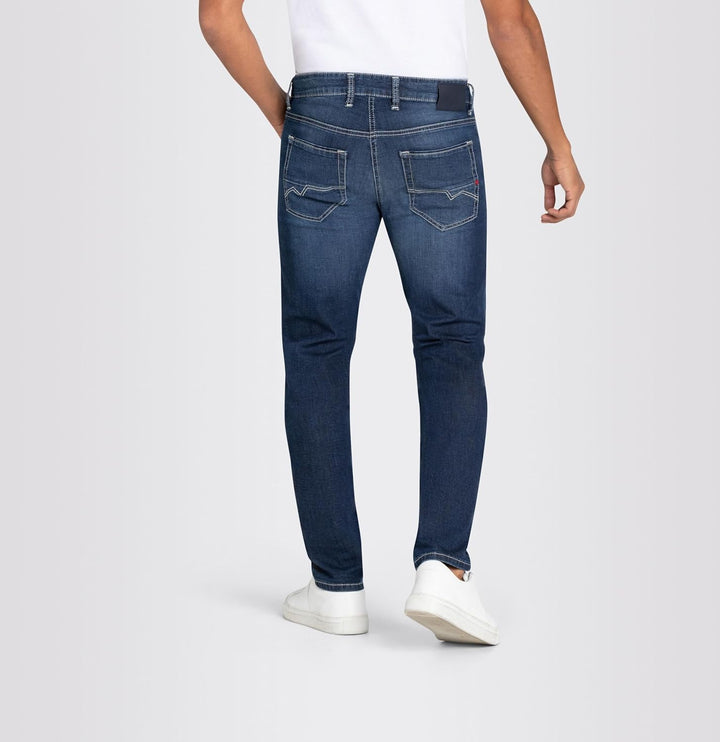 MAC Jeans Herren Jeans Hose Arne Pipe Stretchdenim Blue Used 30W / 32L Tiefes Blau, 30W / 32L Tiefes