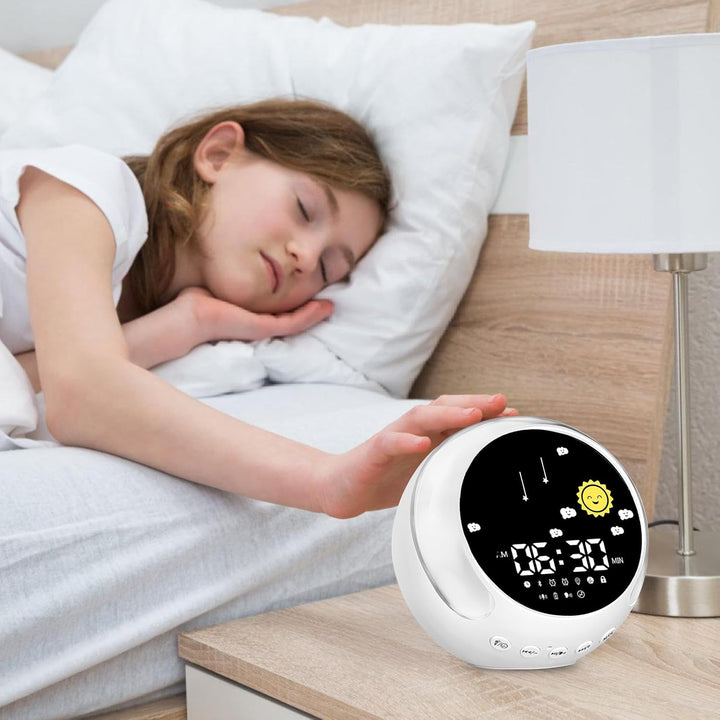 Wecker Kinder-Schlaftrainer, Kinder Wecker, Kinder Lichtwecker, Schlaftrainer Kinder Mit Nachtlicht,