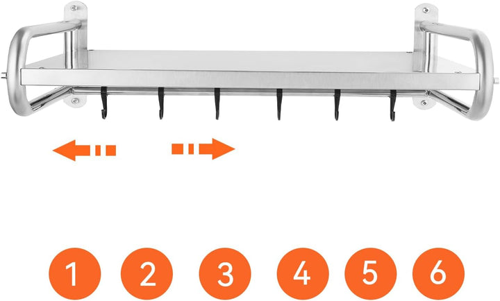 Youyijia mikrowellen Regal Carbon Stahl Wandmontage mikrowellenhalterung Halter mit HäNgen mikrowell