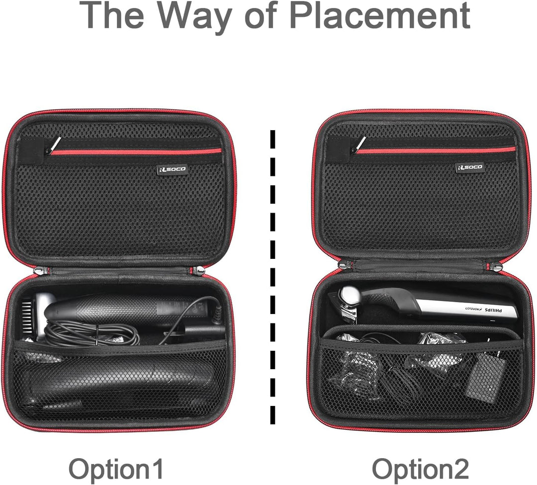 RLSOCO Tasche für Philips Bodygroom Series 5000/3000 Trimmer Modell BG5021/16,BG5480/15,BG3027/03,BG