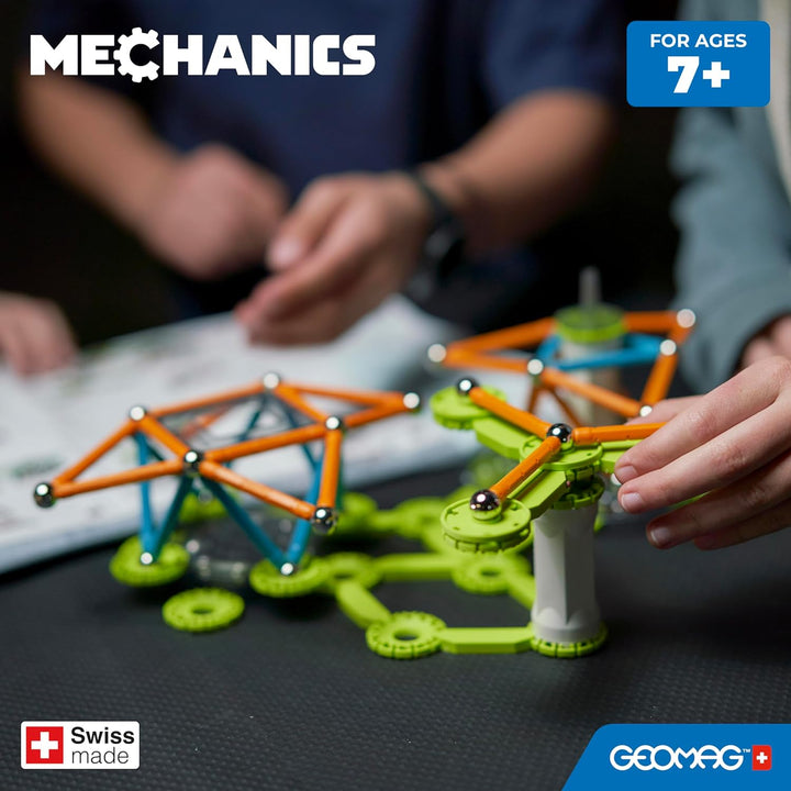 Geomag - Mechanics Motion Magnetic Gears - Lern- und Kreativspiel für Kinder - Magnetische Bausteine