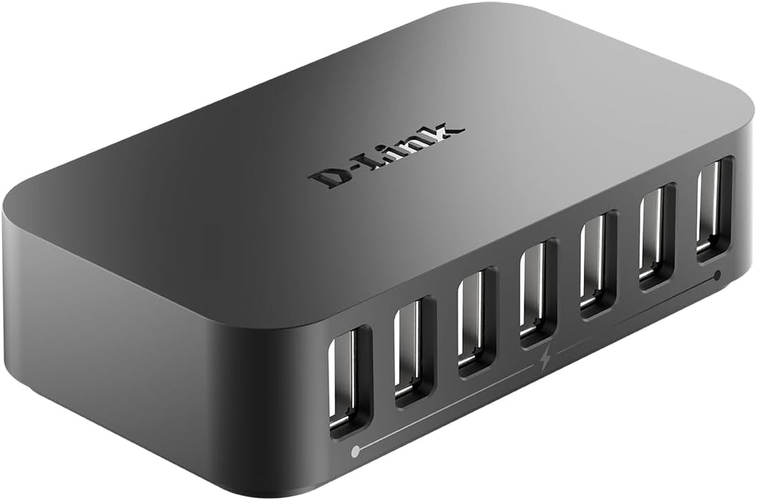 D-Link DUB-H7 7-Port USB 2.0 Hub (unterstützt Windows, Mac OS X, Linux) 7-in-1 (7x USB 2.0 Hub) USB