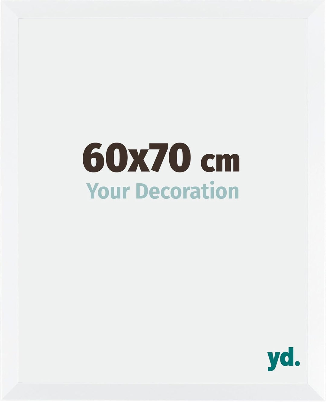 yd. Your Decoration - Bilderrahmen 60,00x70,00 cm - Bilderrahmen aus MDF mit Acrylglas - Antireflex