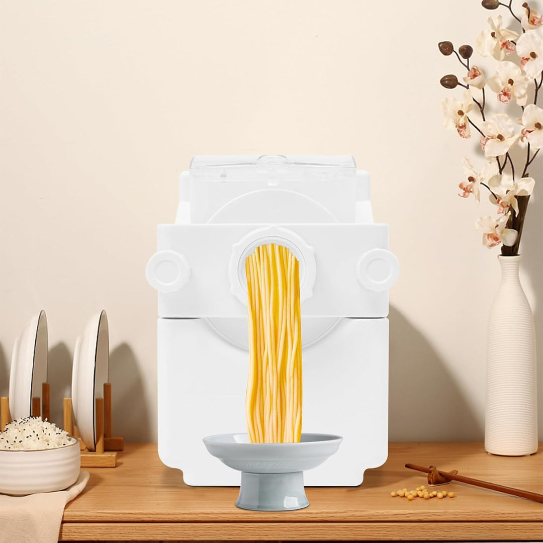 Elektrische Nudelmaschine mit 9 Formen, Automatische Nudelmaker für frische Pasta &amp; Teig, 500g Kapaz