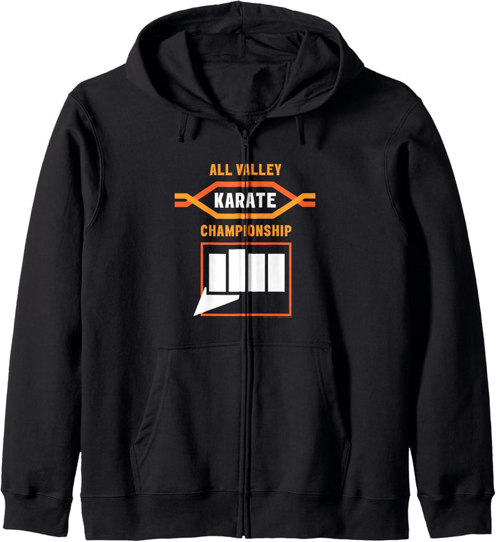 Cobra Kai All Valley Logo and Faust Kapuzenjacke