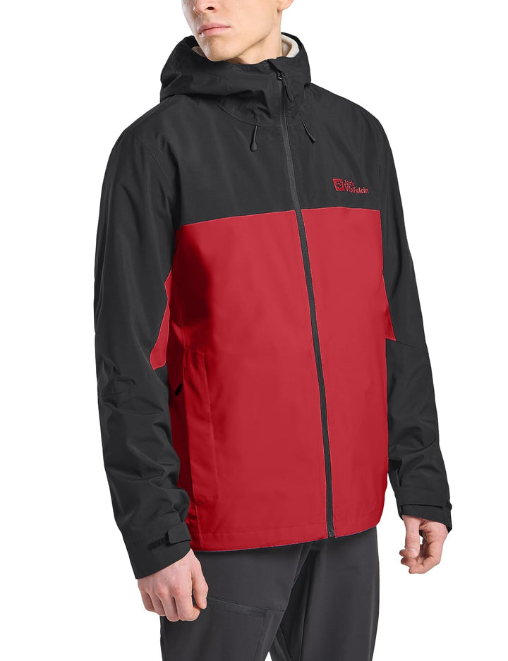 Jack Wolfskin Herren Weiltal 2l Jkt M Jacke, adrenaline red